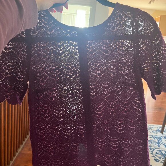 Club Monaco Lace Top XS - Picture 2 of 7